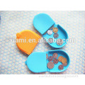 high level home use carry small change candy color silicone coin wallet